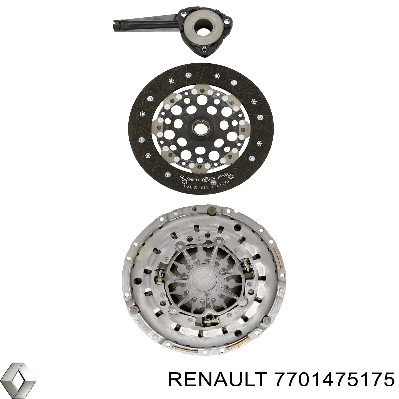 7701475175 Renault (RVI) embrague