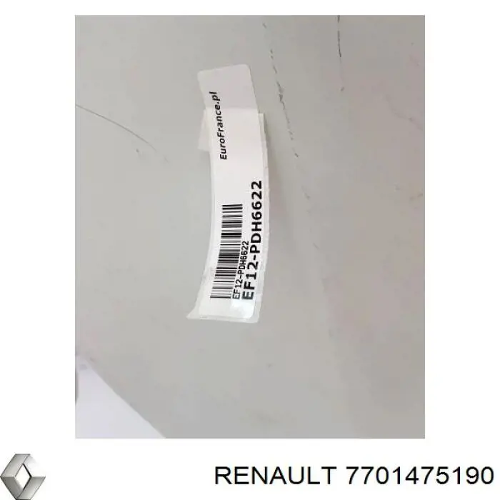 Comprar 7701475190 Renault (RVI) Aleta
