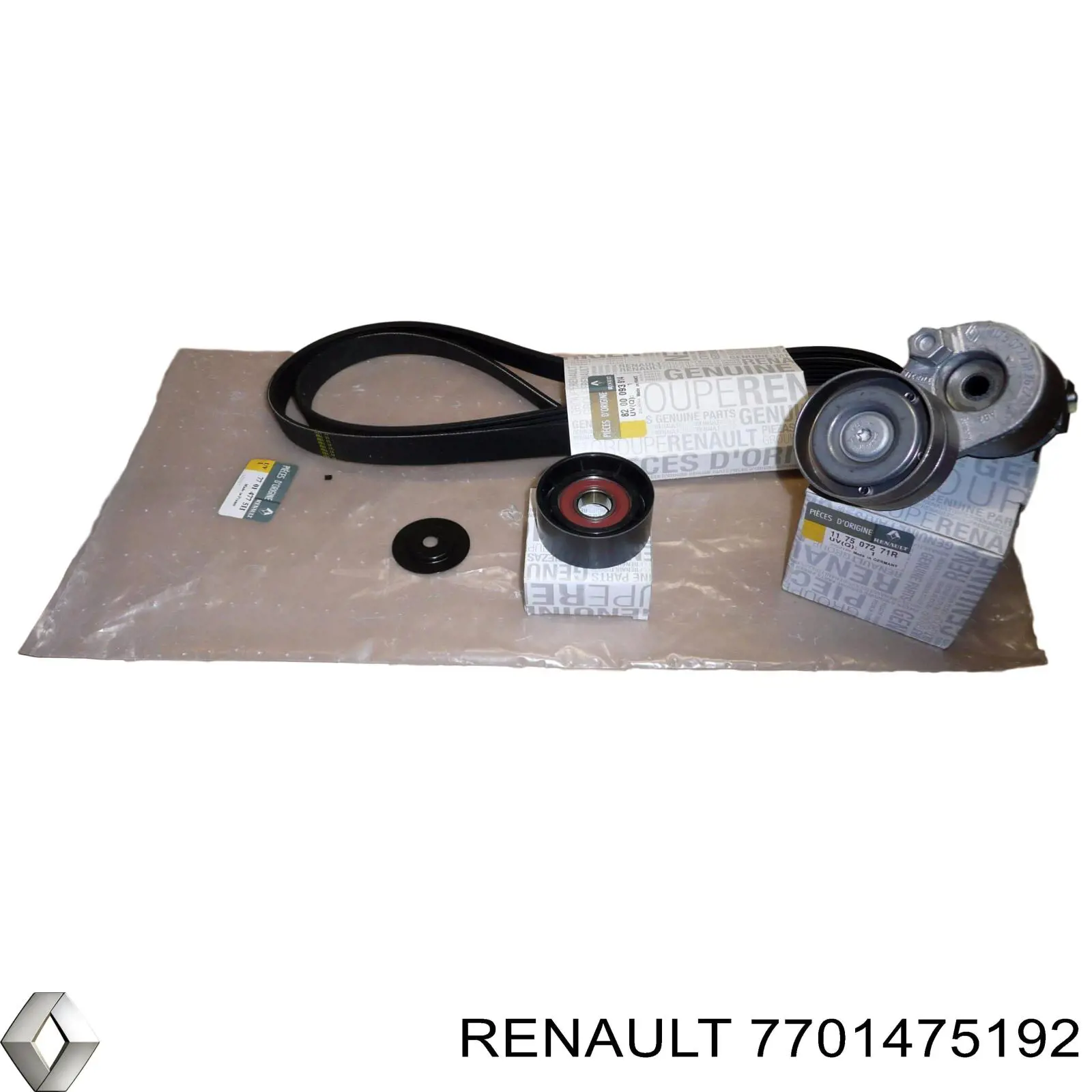 Comprar 7701475192 Renault (RVI) Correa de transmisión