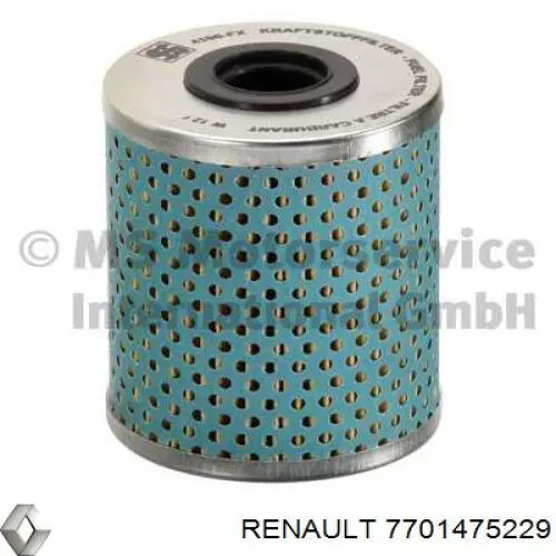 7701475229 Renault (RVI) filtro combustible