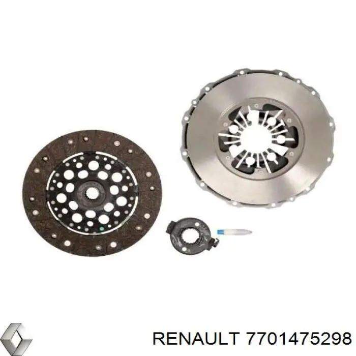 7701475298 Renault (RVI) kit de embrague (3 partes)