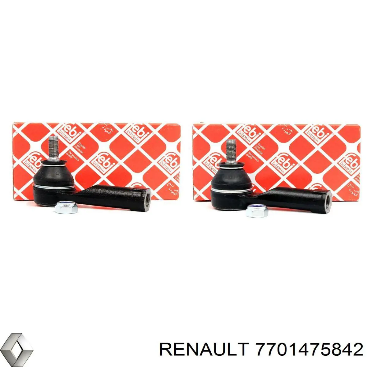 Comprar 7701475842 Renault (RVI) Rótula barra de acoplamiento exterior