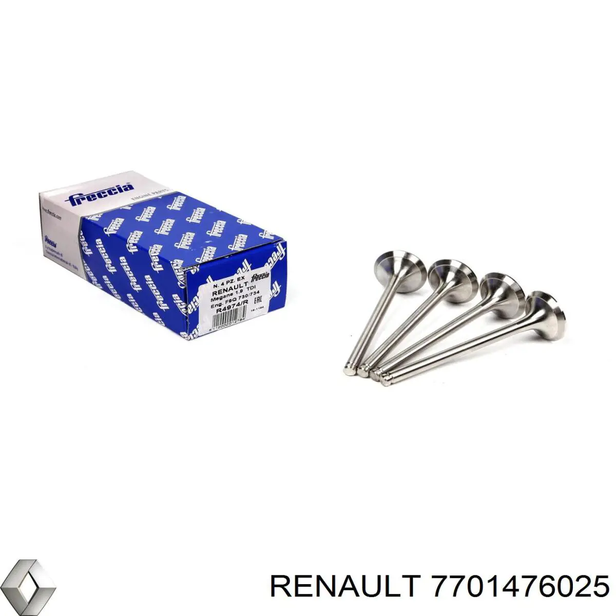 7701476025 Renault (RVI) válvula de escape