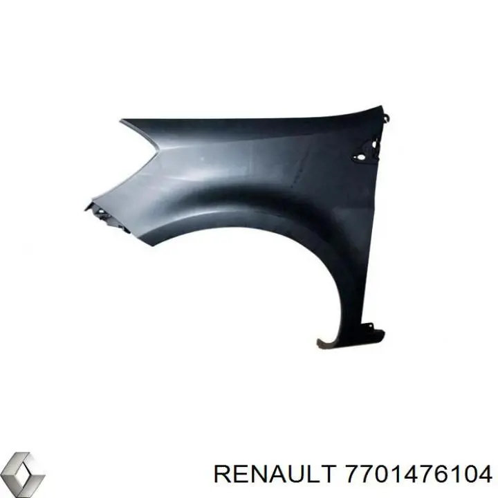 7701476104 Renault (RVI) guardabarros delantero izquierdo