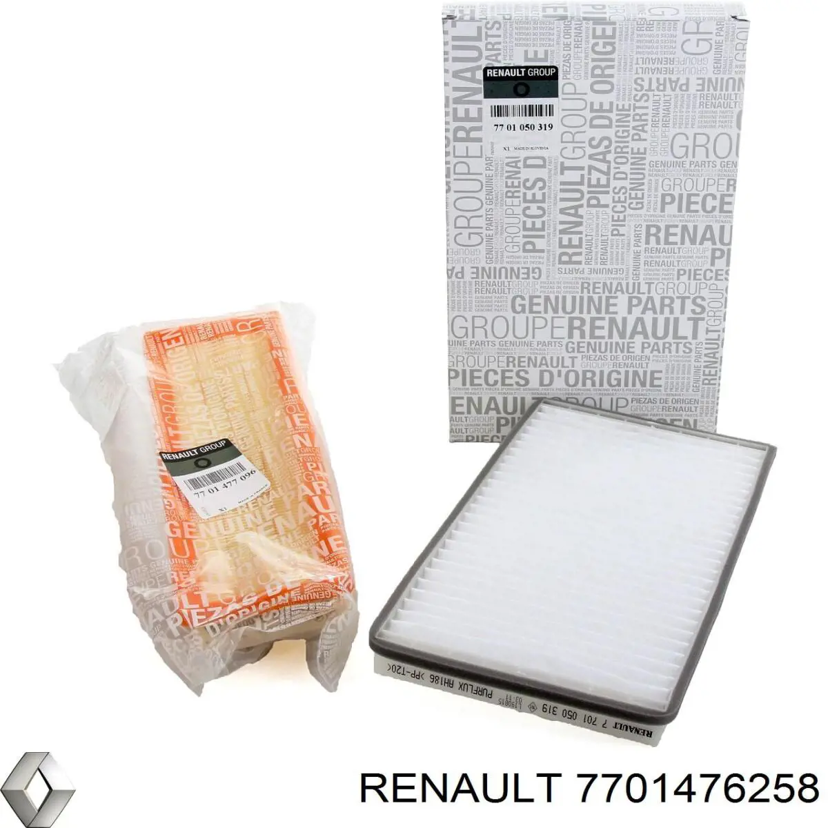 7701476258 Renault (RVI) filtro de aire