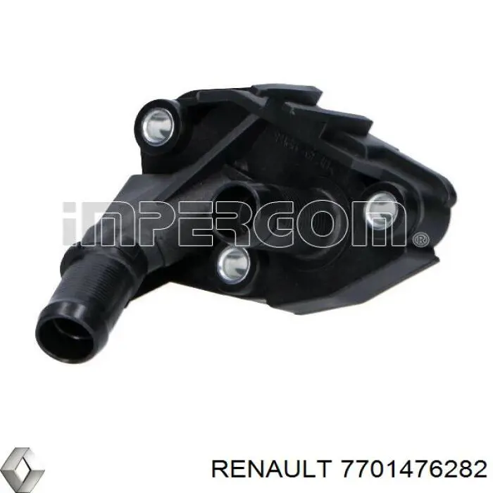 7701476282 Renault (RVI) brida del sistema de refrigeración (triple)