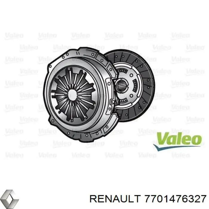 Comprar 7701476327 Renault (RVI) Kit de embrague completo