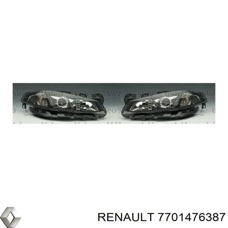 Comprar 7701476387 Renault (RVI) Faro derecho