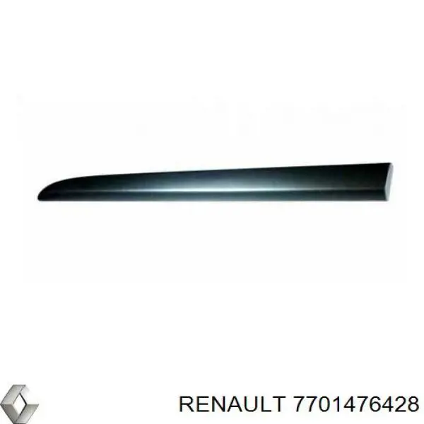 7701476428 Renault (RVI) moldura puerta trasera izquierda