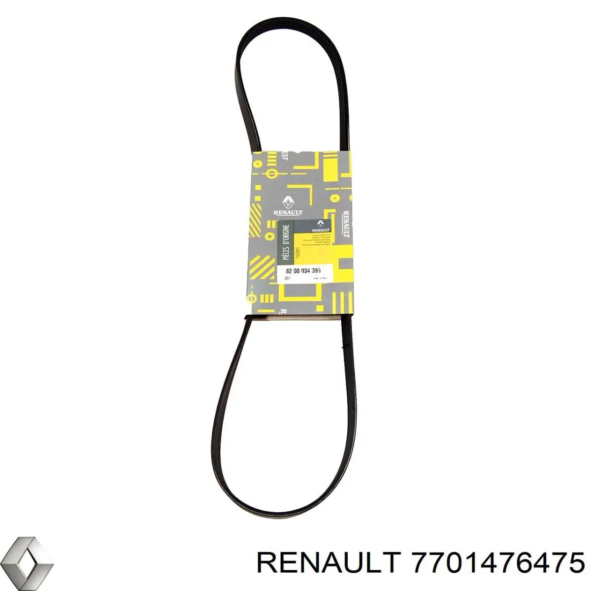 117209354R Renault (RVI) Correa de transmisión, completo