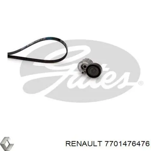Correa de transmisión, juego Renault (RVI) 7701476476 precio, desde 52,48 EUR