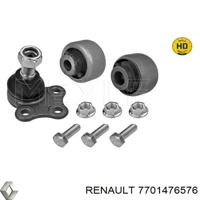 7701476576 Renault (RVI) Rótula inferior de suspensión