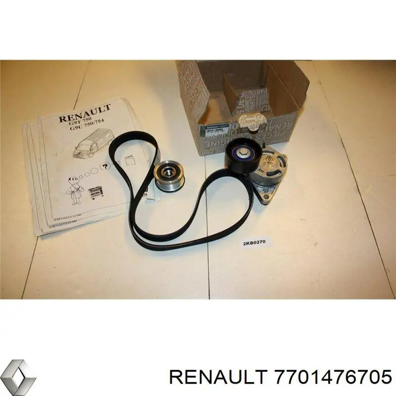 7701476705 Renault (RVI) correa de transmisión