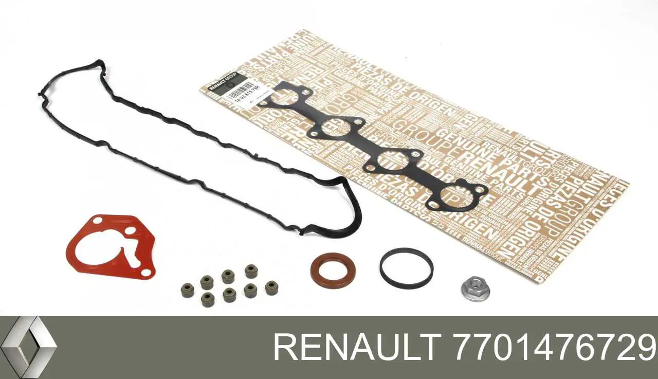 7701476729 Renault (RVI) juego de juntas de motor, completo, superior