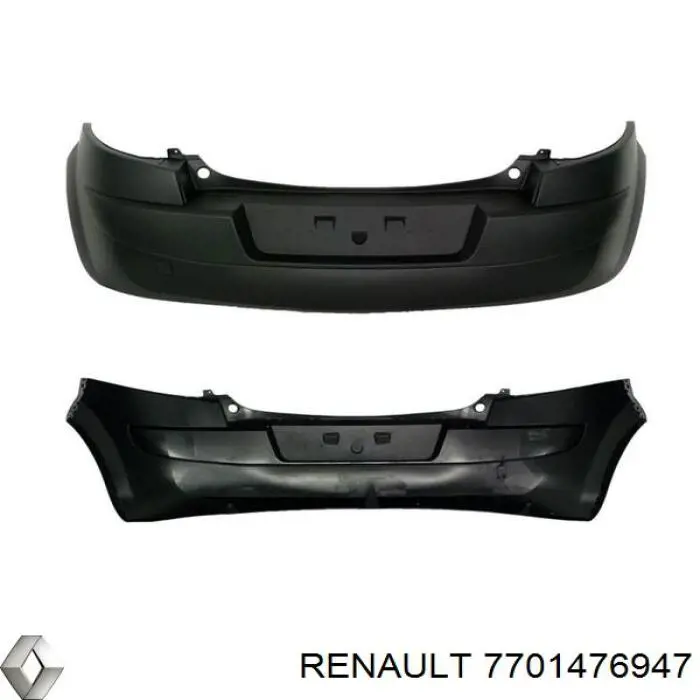 Comprar 7701476947 Renault (RVI) Protector parachoques trasero