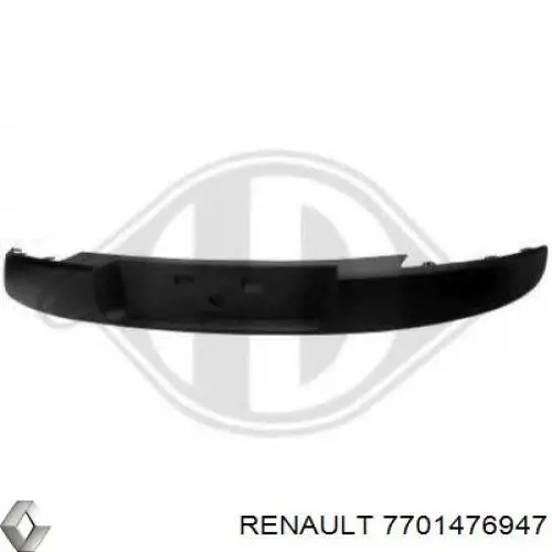 7701476947 Renault (RVI) protector parachoques trasero
