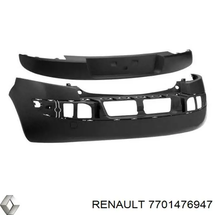 Moldura del parachoques trasero Renault (RVI) 7701476947 precio, desde 81,45 EUR