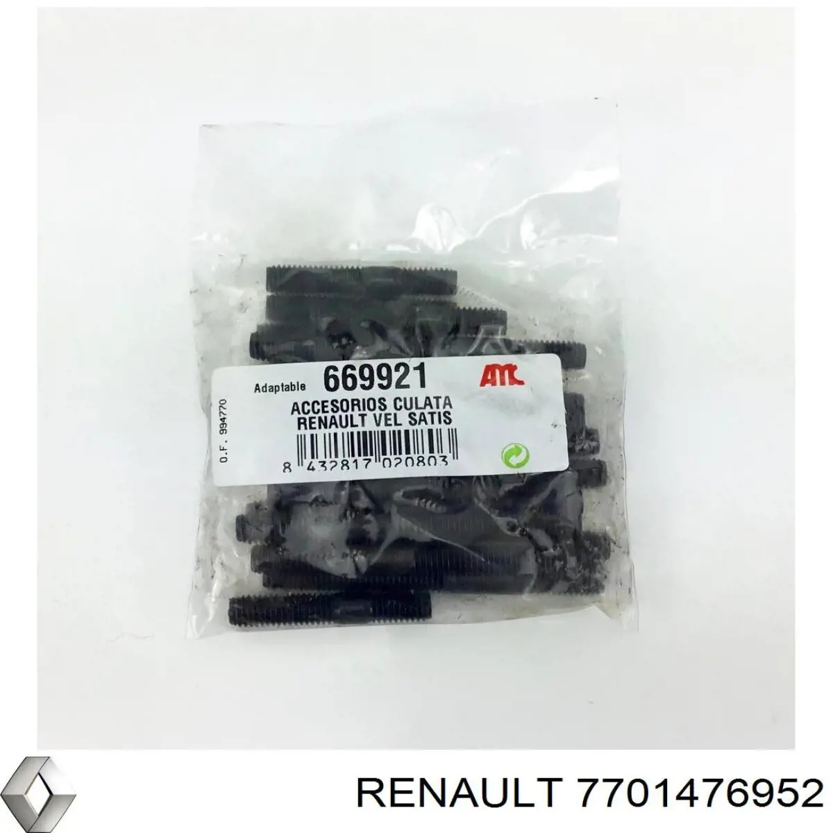 Culata 7701476952 Renault (RVI)
