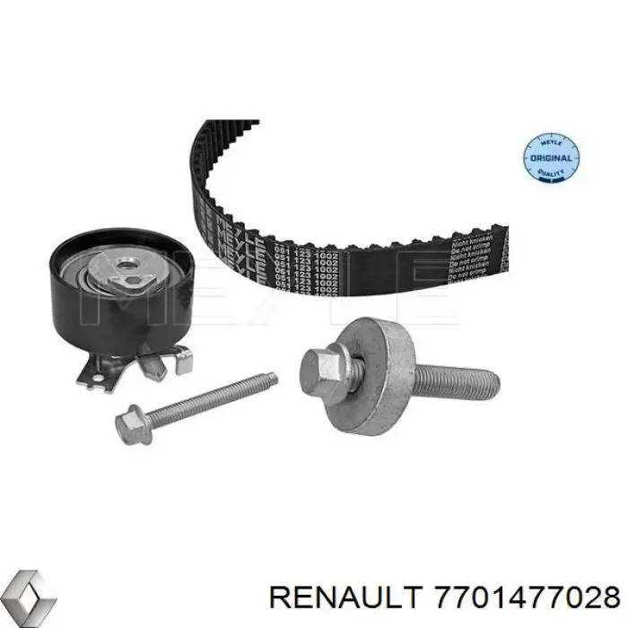 Kit de distribución 7701477028 Renault (RVI)