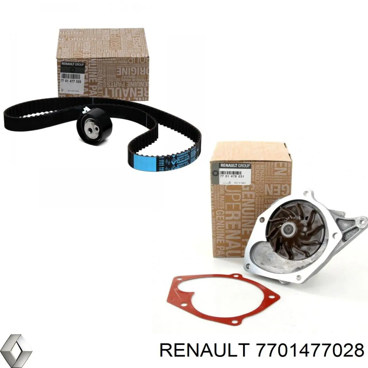 Comprar 7701477028 Renault (RVI) Kit de correa de distribución