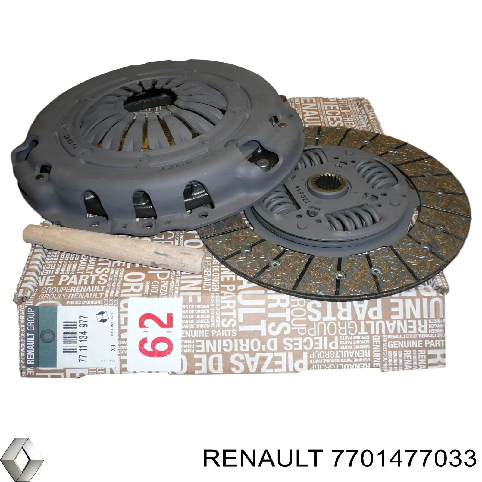 Embrague 7701477033 Renault (RVI)