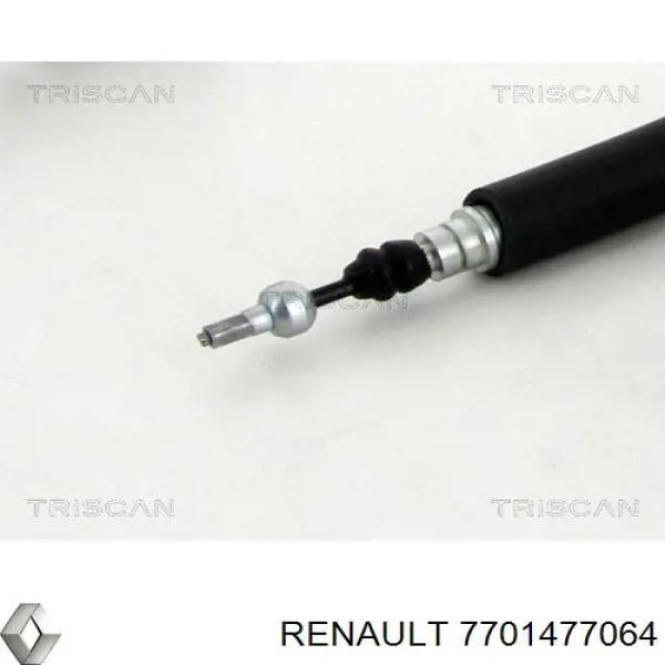 Cable de freno de mano trasero derecho/izquierdo 7701477064 Renault (RVI)