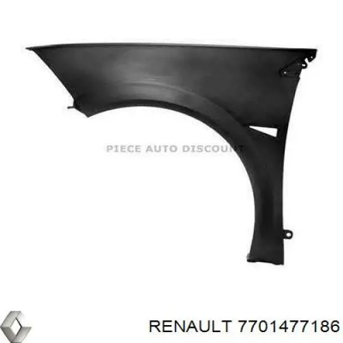 Aleta delantera izquierda Renault (RVI) 7701477186 precio, desde 43,56 EUR