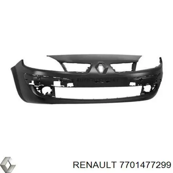 7701477299 Renault (RVI) paragolpes delantero