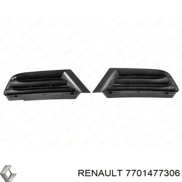 Rejilla delantera Renault (RVI) 7701477306 precio, desde 71,74 EUR