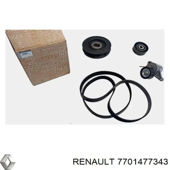 Correa de transmisión, juego Renault (RVI) 7701477343 precio, desde 227,14 EUR