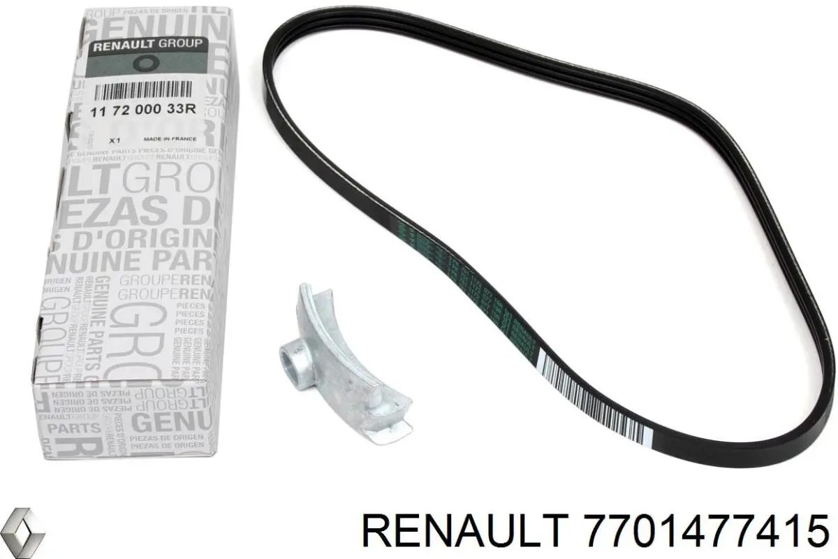 Correa de transmisión, juego Renault (RVI) 7701477415 precio, desde 146,45 EUR