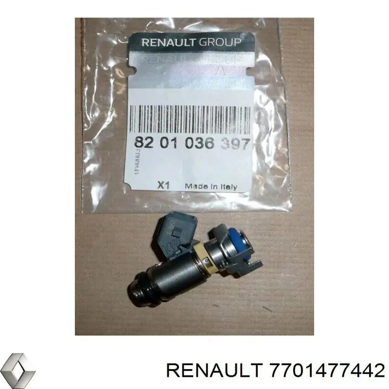 7701477442 Renault (RVI) soporte para fijar los tubos de retorno de los inyectores