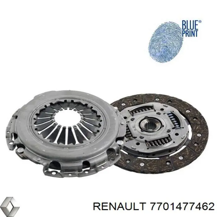 7701477462 Renault (RVI) kit de embrague (3 partes)