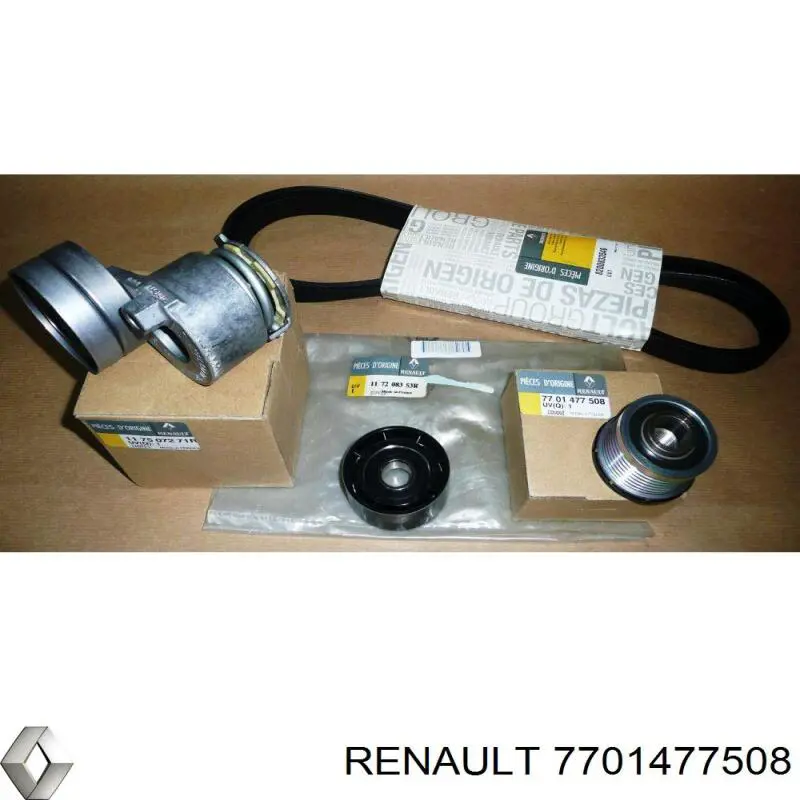 7701477508 Renault (RVI) Rueda libre alternador 