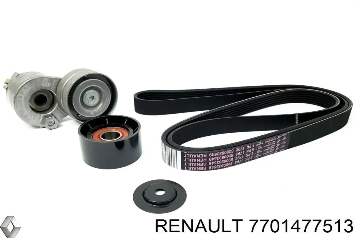 Correa de transmisión 7701477531 Renault (RVI)