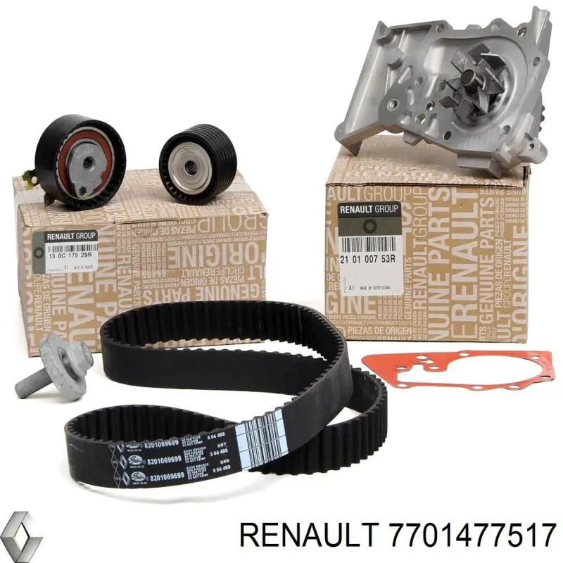 Correa de transmisión Renault (RVI) 7701477517
