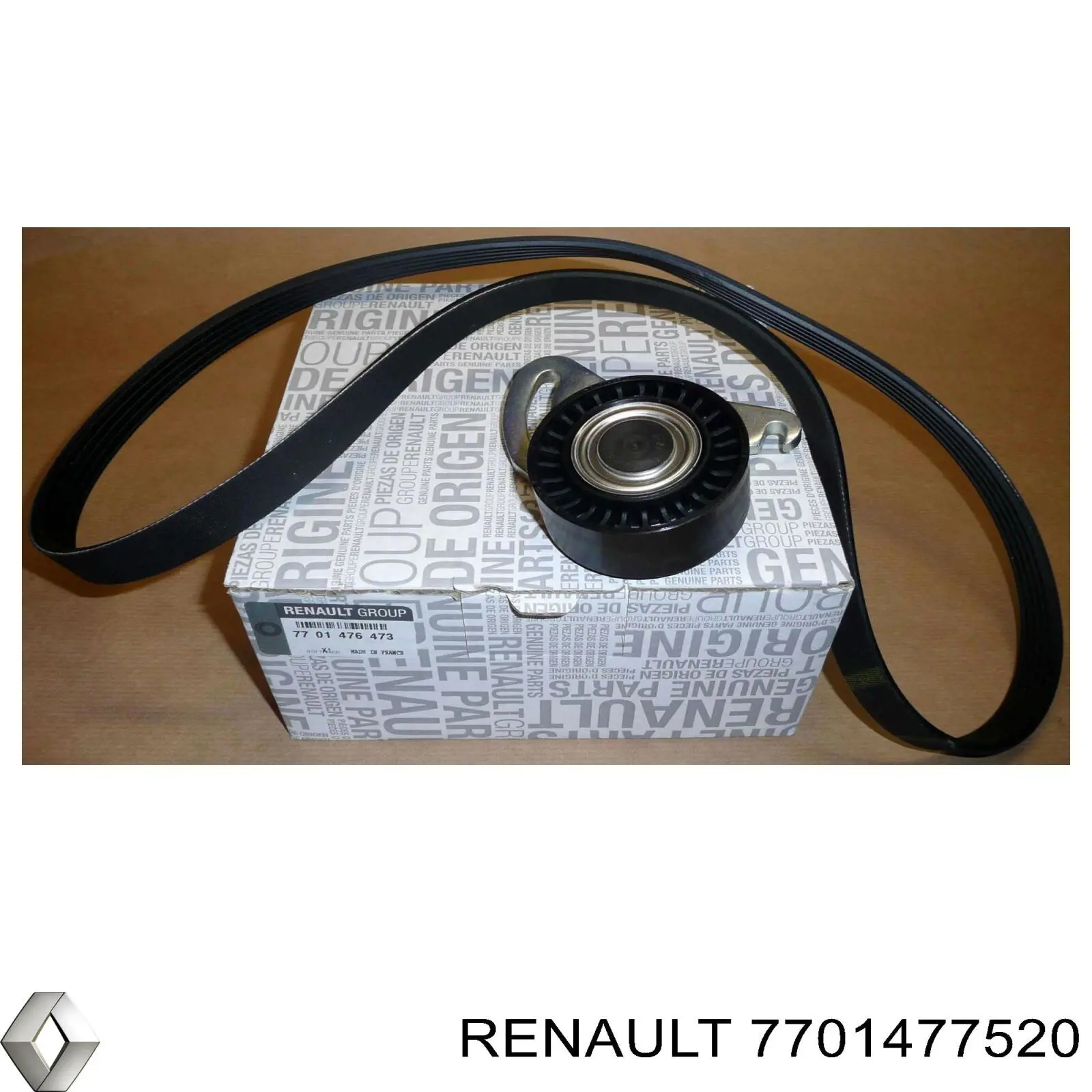 7701477520 Renault (RVI) Correa de transmisión, completo