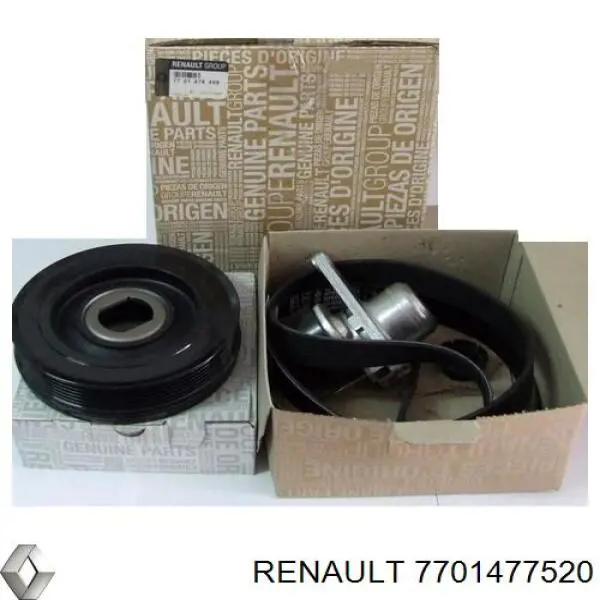 Correa de transmisión, juego Renault (RVI) 7701477520 precio, desde 80,61 EUR