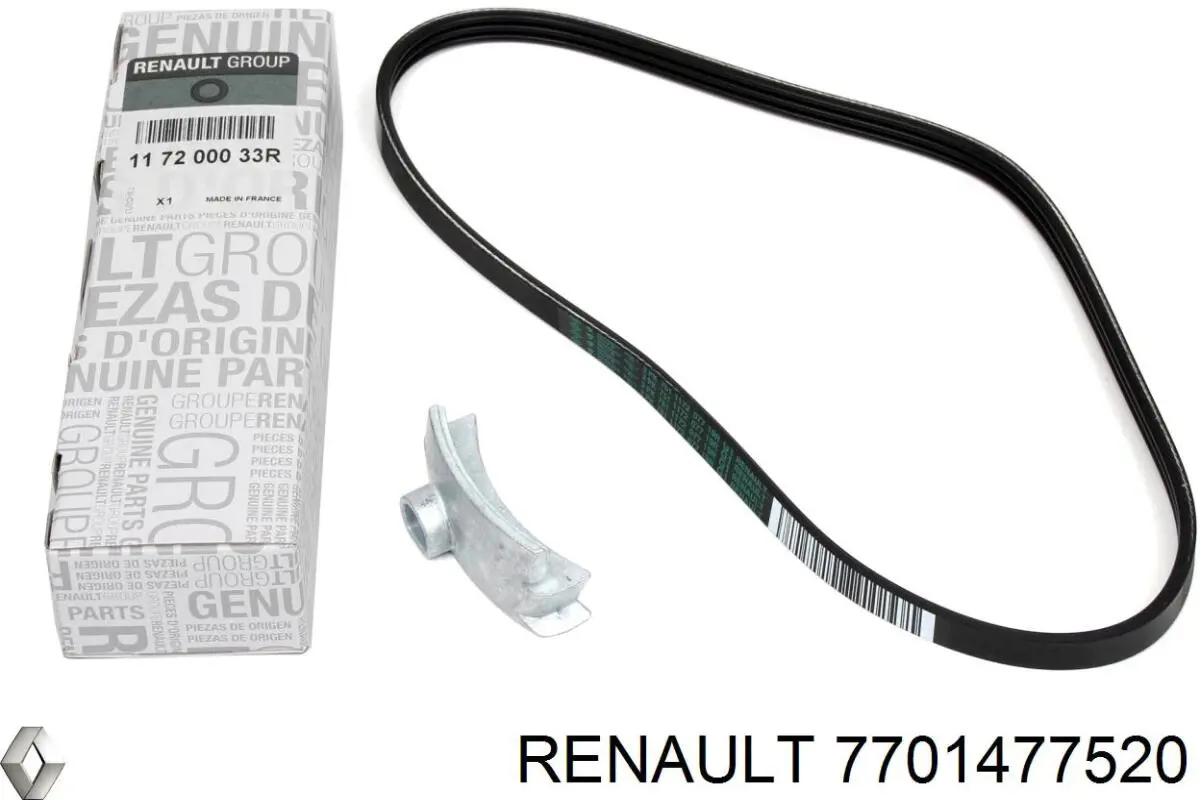Correa de transmisión Renault (RVI) 7701477520