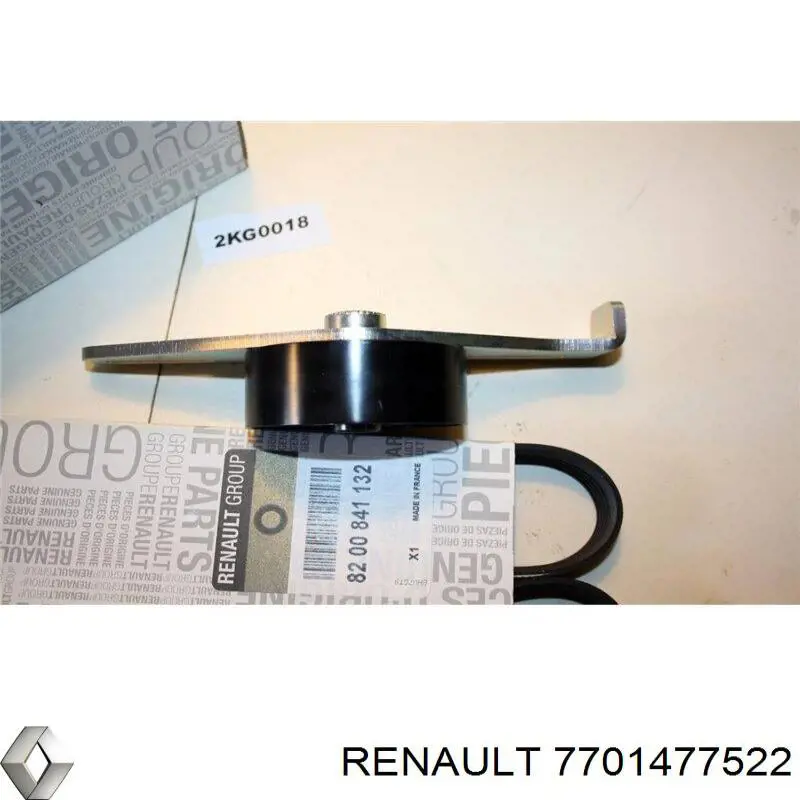 Correa de transmisión Renault (RVI) 7701477522