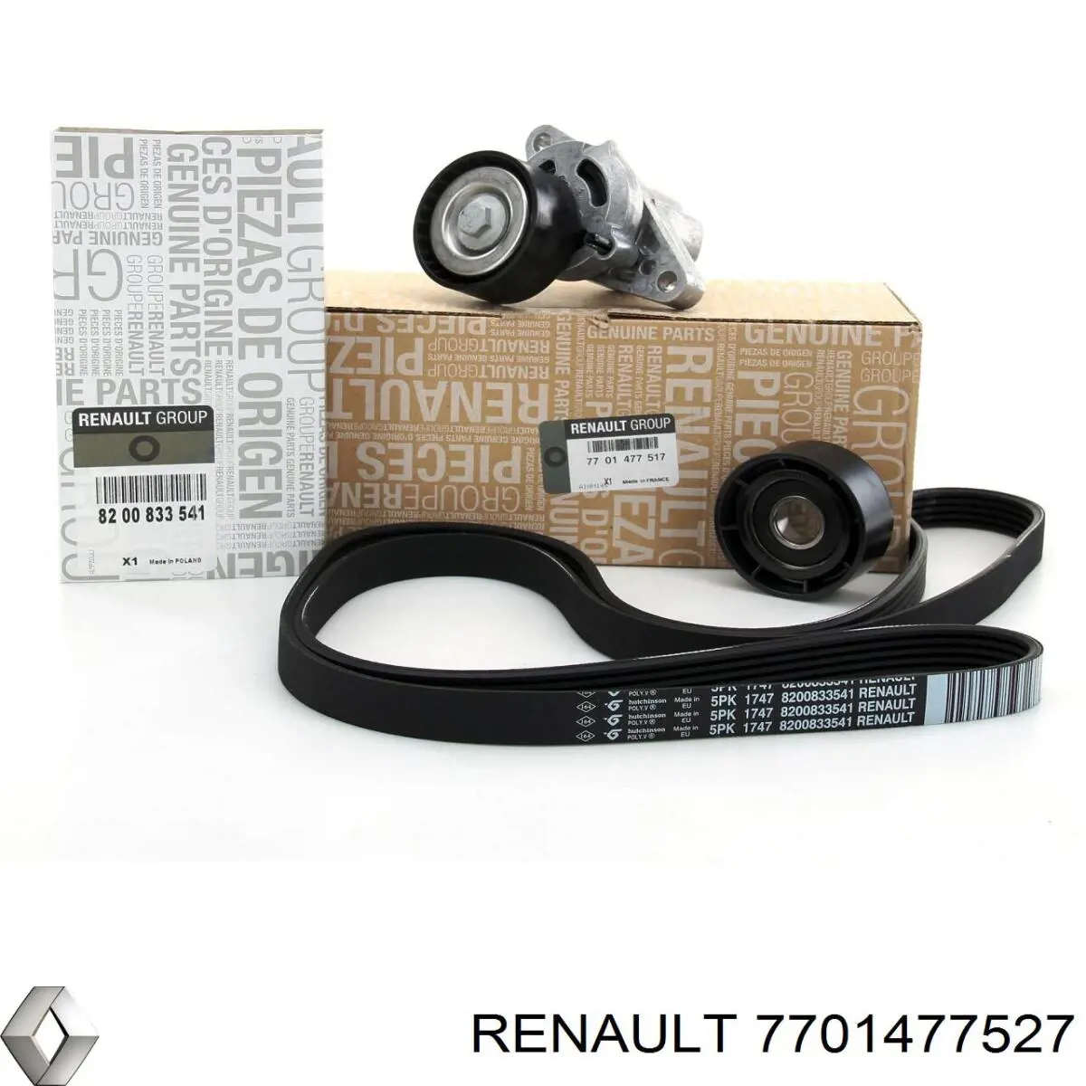 Correa de transmisión, juego Renault (RVI) 7701477527 precio, desde 88,72 EUR