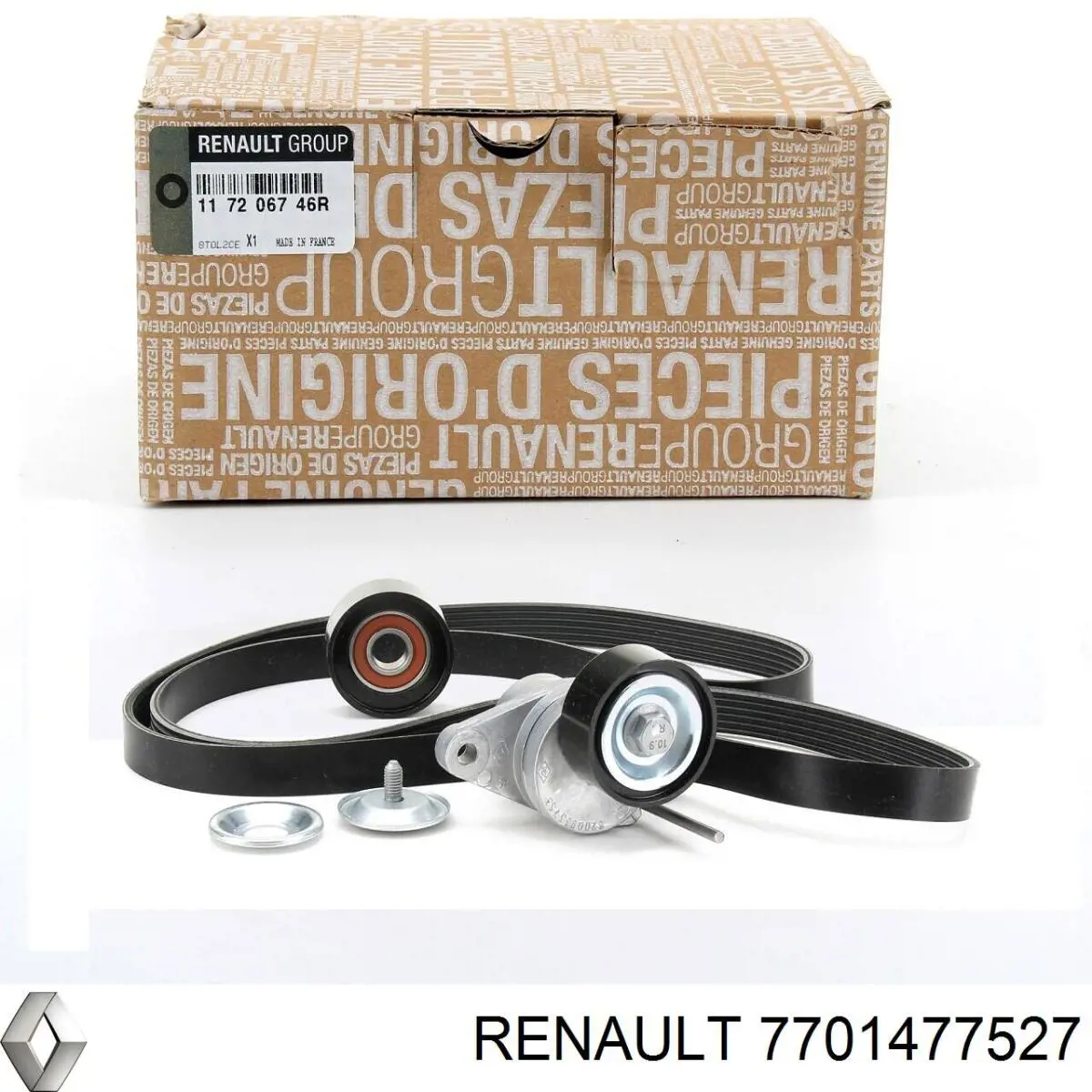 7701477527 Renault (RVI) Correa de transmisión, completo