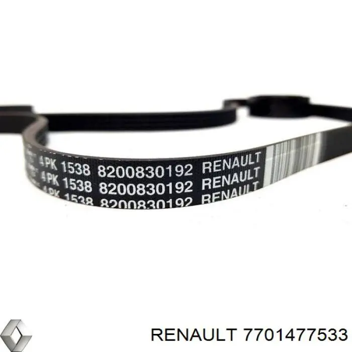 Correa de transmisión Renault (RVI) 7701477533
