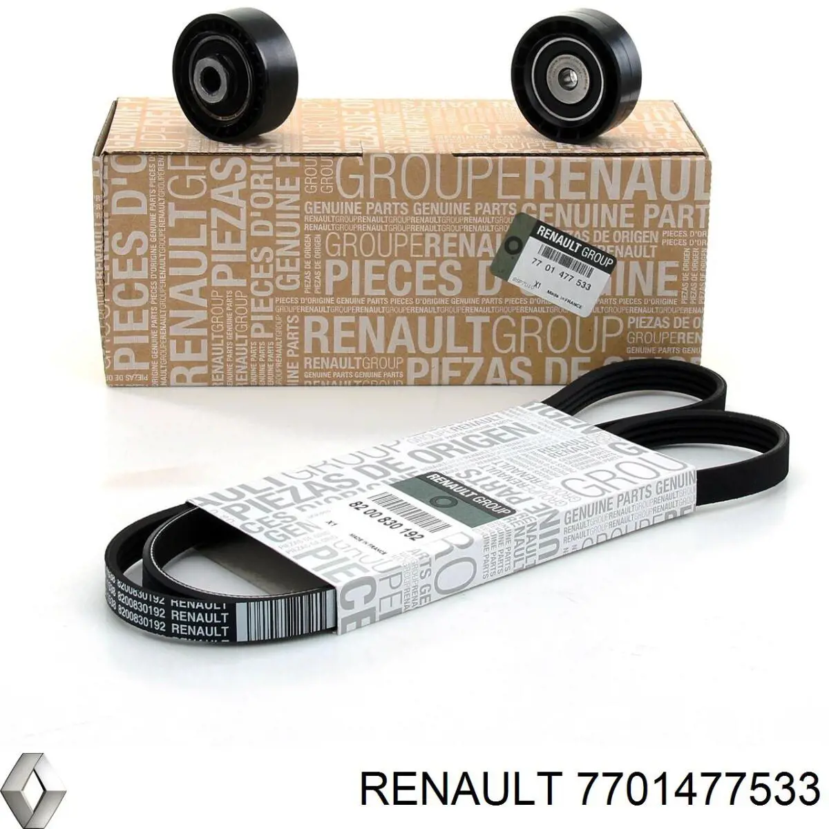 Correa de transmisión 7701477533 Renault (RVI)