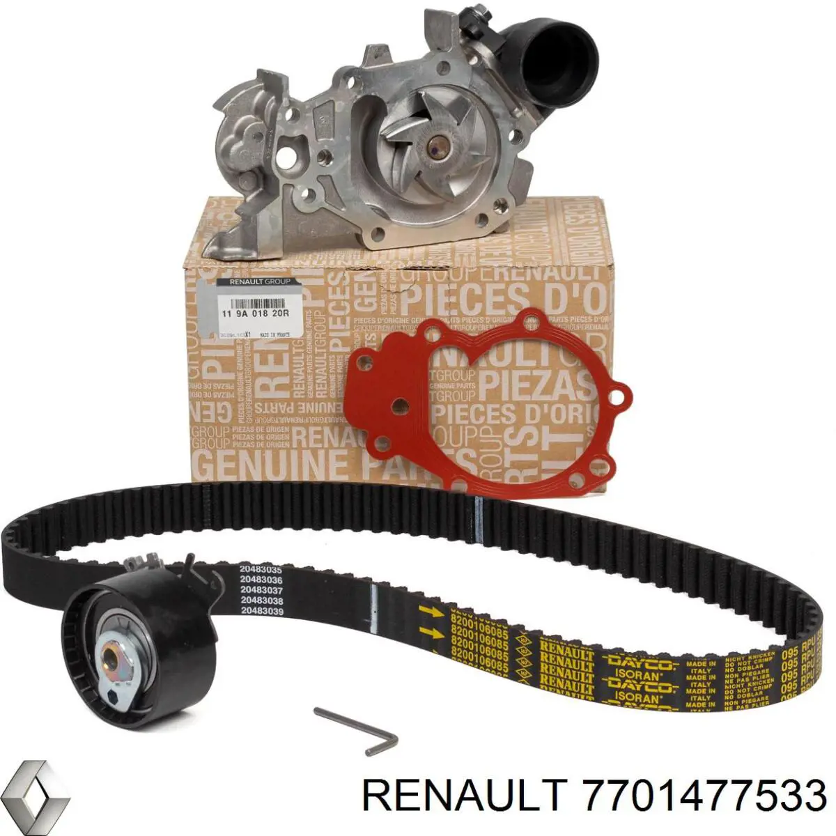 Comprar 7701477533 Renault (RVI) Correa de transmisión