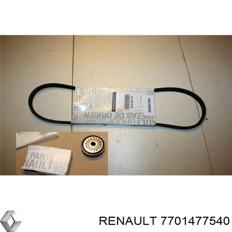 7701477540 Renault (RVI) correa de transmision, juego completo