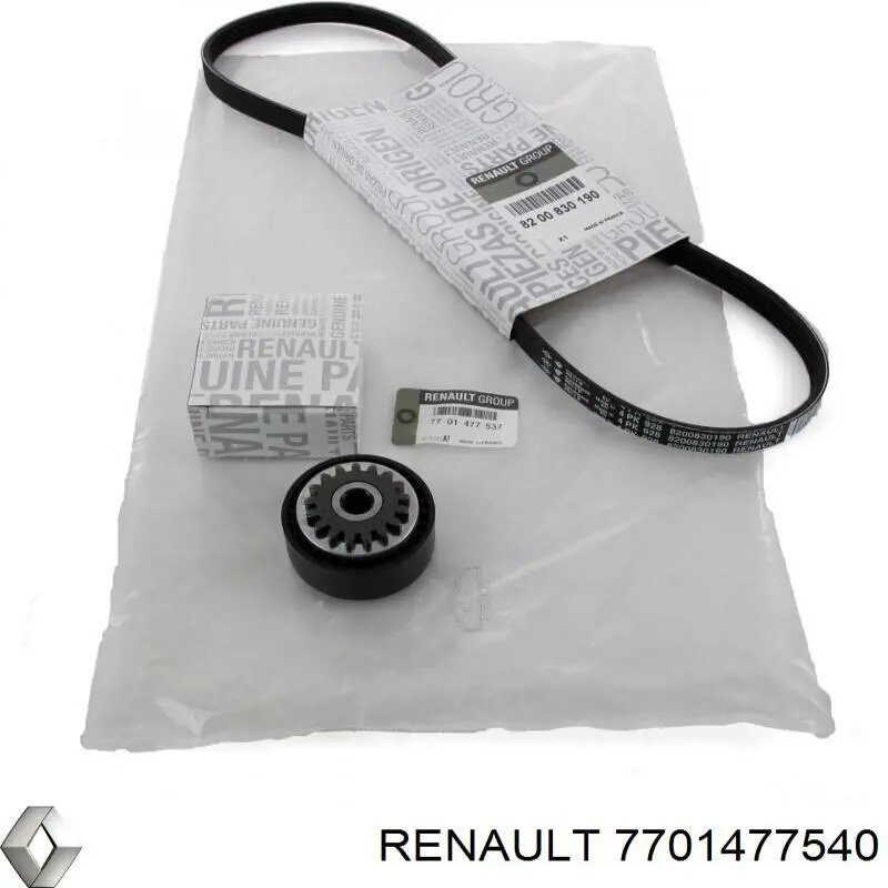 Correa de transmisión 7701477540 Renault (RVI)