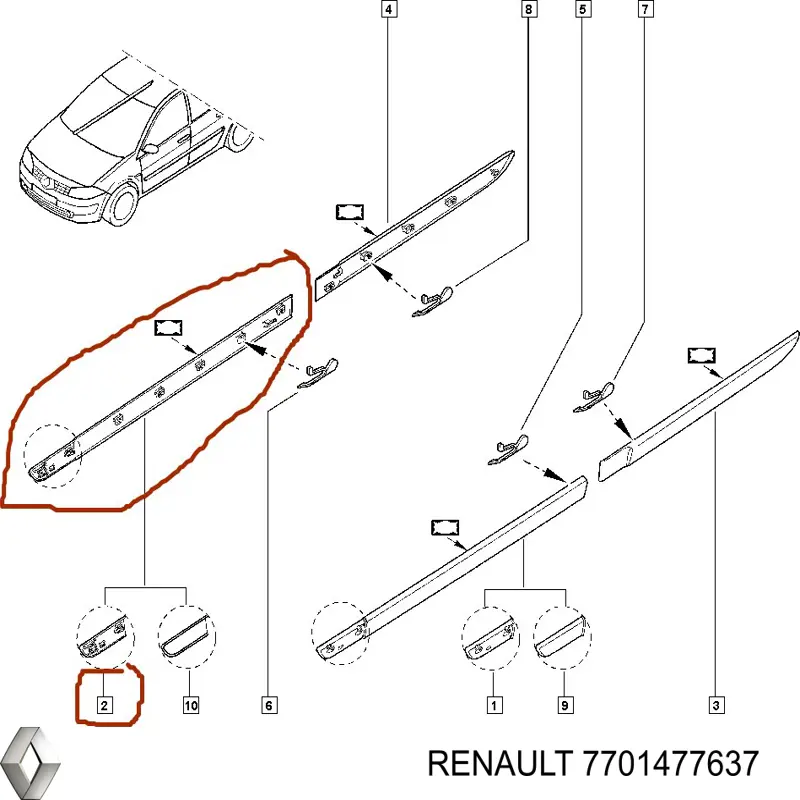 7701477637 Renault (RVI)