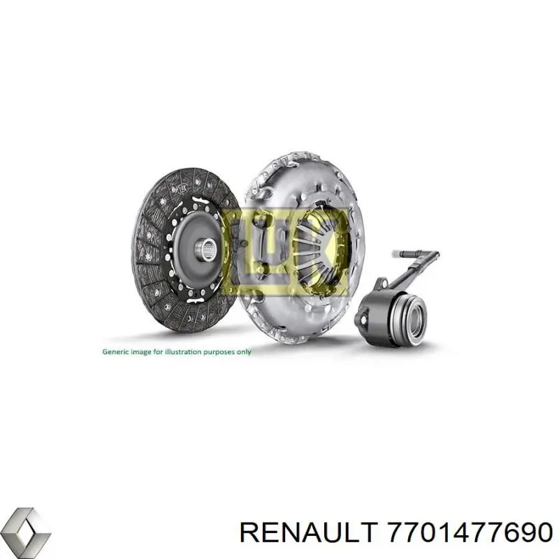7701477690 Renault (RVI) embrague