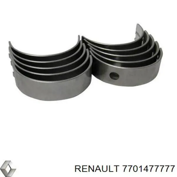 7701477777 Renault (RVI) juego de cojinetes de cigüeñal, estándar, (std)